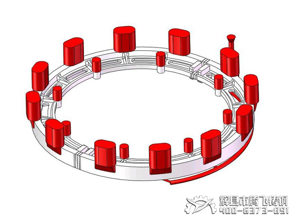 大型鑄鋼廠華鑄模擬圖